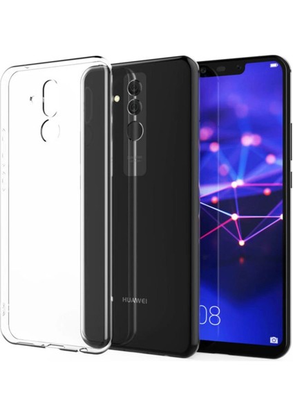 Huawei Mate 20 Lite Kılıf Lüx Şeffaf Silikon Ynsmr