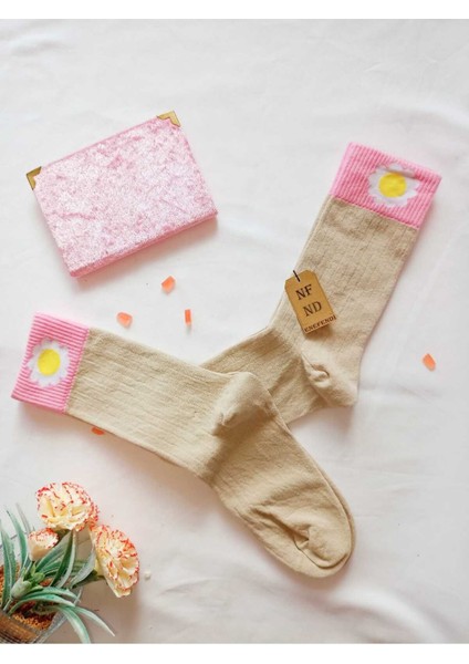 2 Çift Papatya Pamuklu Kokulu Kadın Çorap Yumuşak Dikişsiz Yeşil Kahve Soket 36 40 fırsatları
