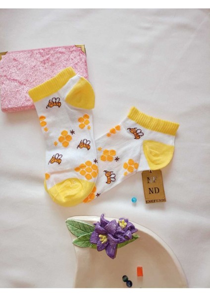 2 Çift Burun Dikişsiz Çorap Yumuşak Pamuklu Kısa Konç Desenli Patik Kadın Çorabı 36-40 indirimleri