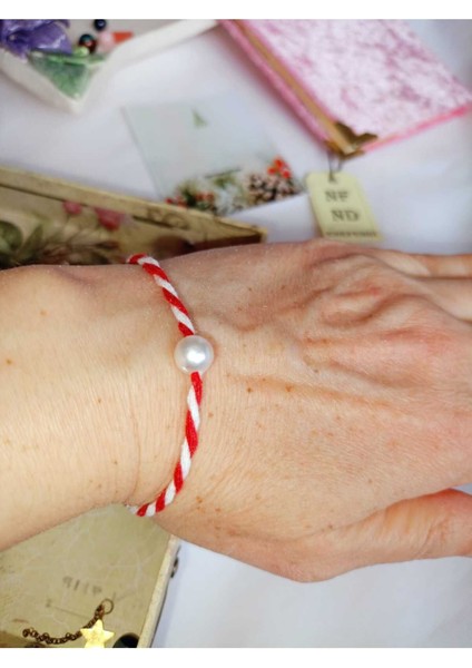 20 Adet Inci Boncuklu Marteniçka Bileklik Krem Şans Bereket Arkadaş Sevgili Eş Çocuk Hediye fiyatları