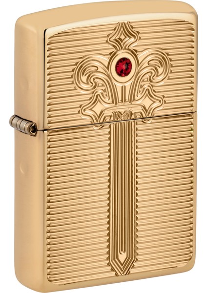 Çakmak High Polish Brass Rüzgar Geçirmez Tasarım Benzinli 1,5 Kat Kalınlıkta