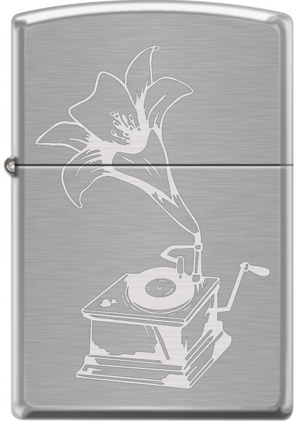 Çakmak Metal Yapı Rüzgar Geçirmez Brushed Chrome Ömür Boyu Garanti Benzinli