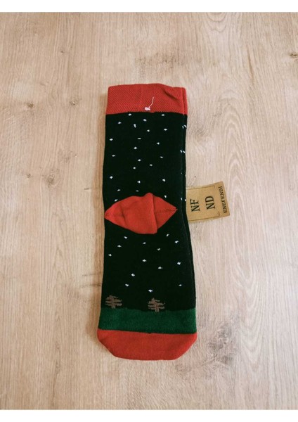 Yılbaşı Konseptli Uzun Içi Havlulu Renkli Çorap Kışlık Yeni Yıl Hediyelik Kadın Çorabı modelleri