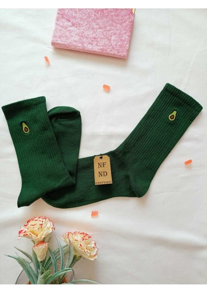 3 Çift Nakışlı Kadın Çorap Üçlü Soket Hayvan Meyve Çiçek Nakışlı Çorabı Hediye 36-40 modelleri