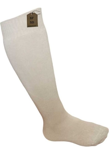 Anne Çorabı Dizaltı 240DEN Pamuklu Dikişsiz Sıkmayan Lastik Topuksuz Pantolon Çorap Saten Doku Bej fiyatları