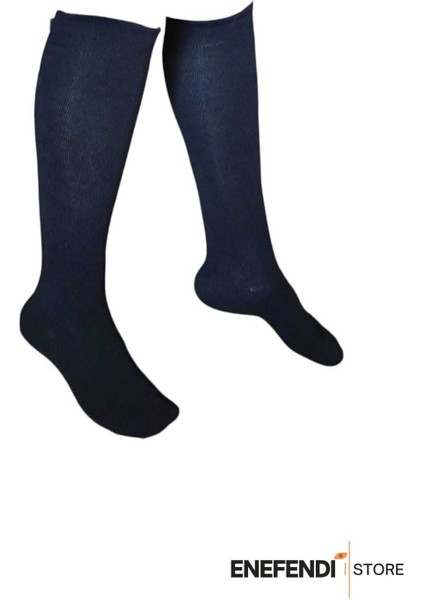 Anne Çorabı Dizaltı Lüx Kaliteli Pamuklu Burun Dikişsiz Sıkmayan Lastik Esnek Kadın Çorap Lacivert fiyatları