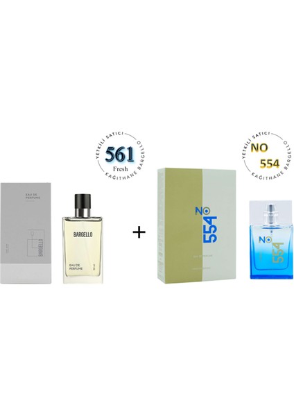 561 + No: 554 Erkek/unisex Parfüm EDP 50 ml Fresh / Floral