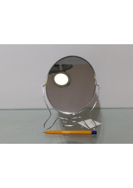 Metal Oval Ayaklı Masa Aynası Büyük