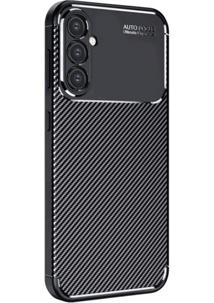 Samsung Galaxy A26 Kılıf Karbon Kapak - Siyah Ynsmr