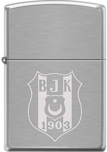 Çakmak Rüzgar Geçirmez Brushed Chrome Tasarım Pirinç Alaşım Benzinli 200