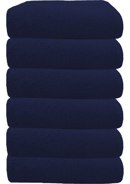 6’lı Premium Pamuklu Kuaför & Berber Saç Havlusu 50 x 90 cm