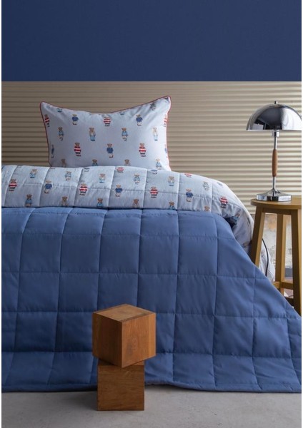 Teddy Tek Kişilik Yatak Örtülü Set