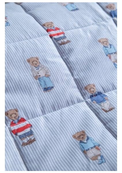Teddy Tek Kişilik Yatak Örtülü Set