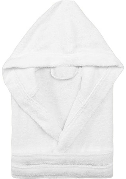 Kapüşonlu Pamuklu Unisex Çocuk Banyo Bornozu 11-14 Yaş indirimleri