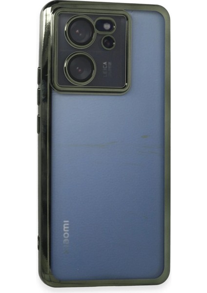 Xiaomi Mi 13T Kılıf Razer Lensli Silikon - Yeşil Ferrg