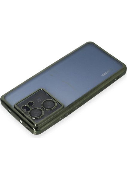 Xiaomi Mi 13T Kılıf Razer Lensli Silikon - Yeşil Ferrg