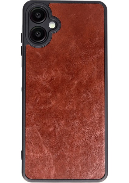 Samsung Galaxy A06 Kılıf Aras Deri Kapak - Bordo Ynsmr