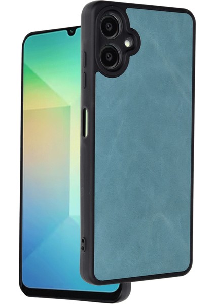 Samsung Galaxy A06 Kılıf Aras Deri Kapak - Açık Yeşil Ynsmr