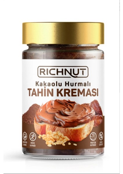 Kakaolu Hurmalı Tahin Kreması (Şekersiz, Katkısız, Doğal)