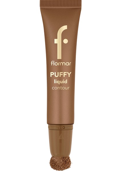 Puffy Liquid Hafif Yapılı & Sünger Aplikatörlü Yoğunluğu Ayarlanabilir Likit Kontür (003 Deep) 8682536093842