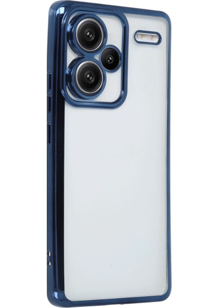 Xiaomi Redmi Note 13 Pro Plus Kılıf Razer Lensli Silikon - Lacivert Ynsmr