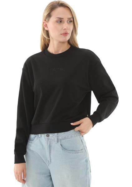 VN000JF5BLK1 Vans W Essentıal Ft Rlx Crew Kadın T-Shirt Siyah fiyatları