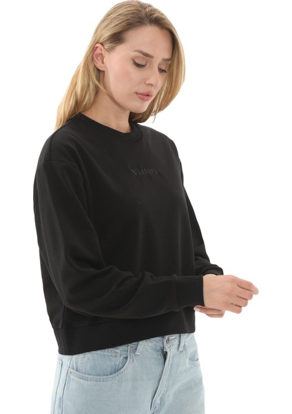 VN000JF5BLK1 Vans W Essentıal Ft Rlx Crew Kadın T-Shirt Siyah modelleri
