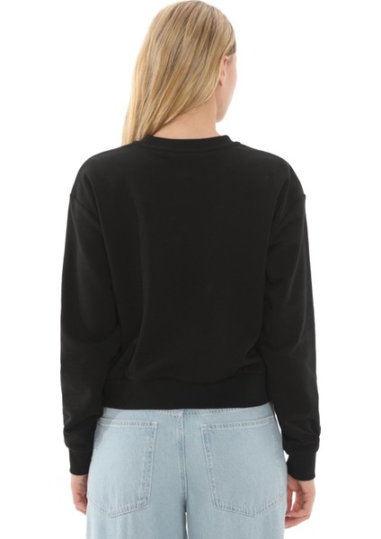 VN000JF5BLK1 Vans W Essentıal Ft Rlx Crew Kadın T-Shirt Siyah fırsatları