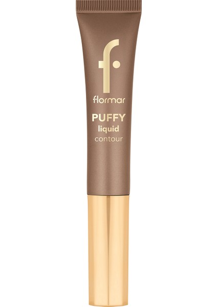 Puffy Liquid Hafif Yapılı & Sünger Aplikatörlü Yoğunluğu Ayarlanabilir Likit Kontür (01 Amber) 8682536093804