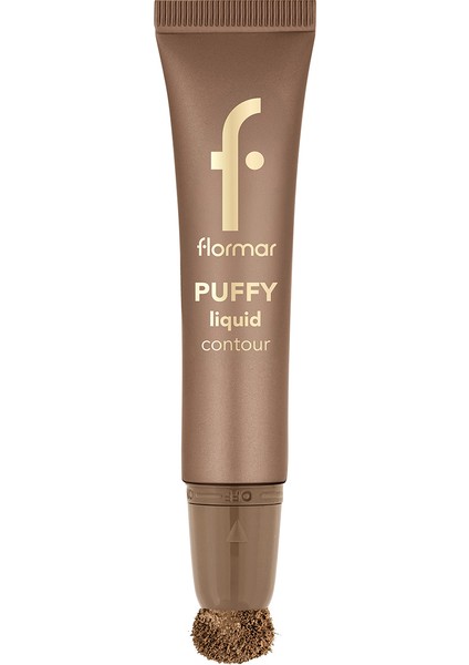 Puffy Liquid Hafif Yapılı & Sünger Aplikatörlü Yoğunluğu Ayarlanabilir Likit Kontür (01 Amber) 8682536093804