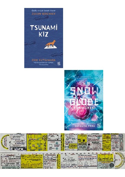 Tsunami Kız + Snow Globe 2 Kitap Set + Mat. Öğreten Cetvel