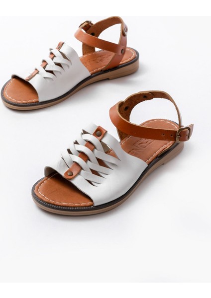 205-029 Siyah Ortopedik Deri Kadın Sandalet indirimleri