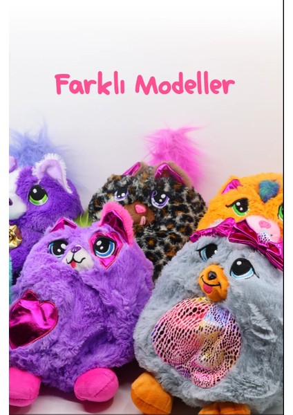 Sürpriz Peluş Kedi Hediyelik Misfitens Oyuncak 1 Adet modelleri