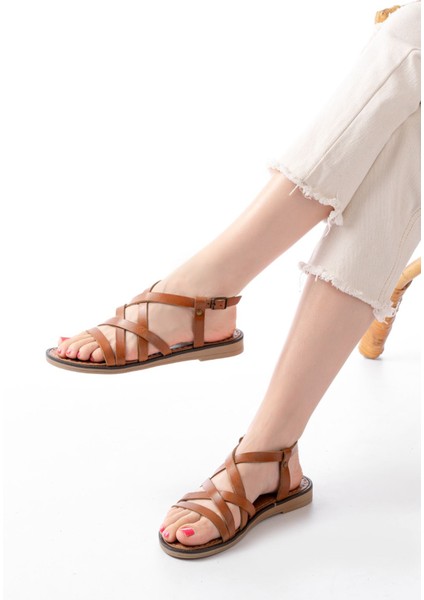 205-017 Beyaz Ortopedik Deri Kadın Sandalet fiyatları