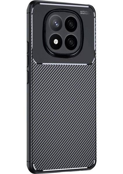 Xiaomi Redmi Note 14 Pro 4g Kılıf Karbon Kapak - Siyah Ynsmr
