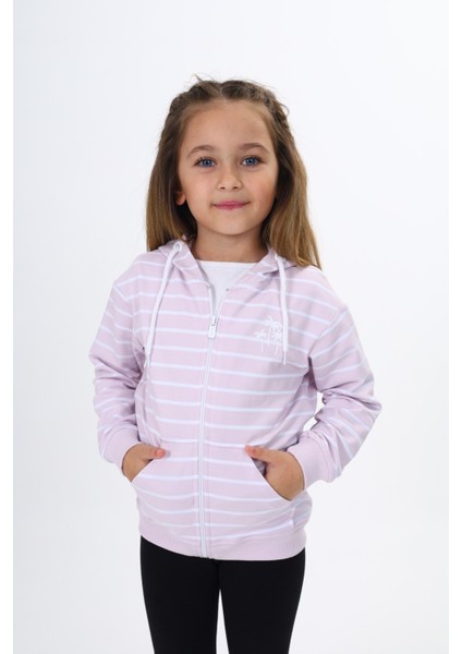 Kız Çocuk Baskılı Hırka