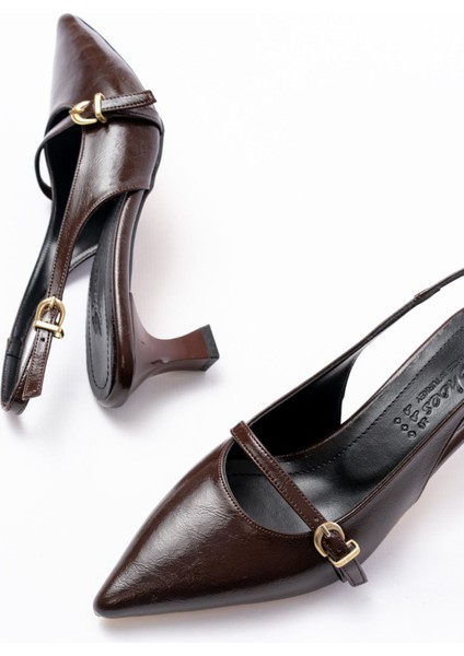 H-470 Bordo Rugan Baret Tokalı Arkası Açık Günlük Kadın Sandalet modelleri