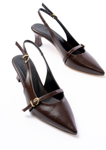 H-470 Bordo Rugan Baret Tokalı Arkası Açık Günlük Kadın Sandalet fırsatları