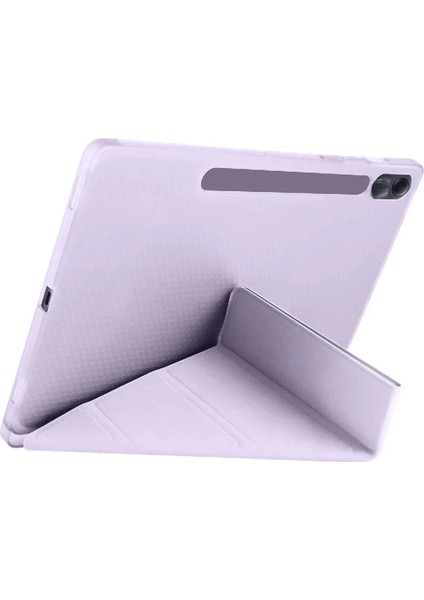 Xiaomi Redmi Pad Se Kılıf Kalemlikli Mars Tablet Kılıfı - Açık Mor Ynsmr