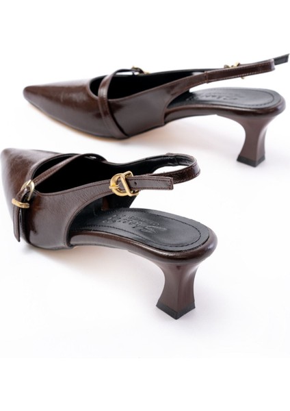 H-470 Bordo Rugan Baret Tokalı Arkası Açık Günlük Kadın Sandalet indirimleri