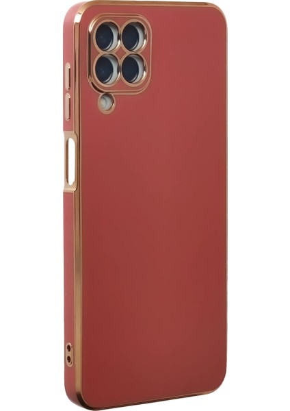 Samsung Galaxy M33 Kılıf Volet Silikon - Kırmızı Ynsmr