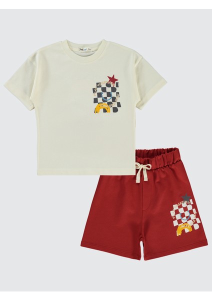 Erkek Çocuk Takım 2-5 Yaş Ekru