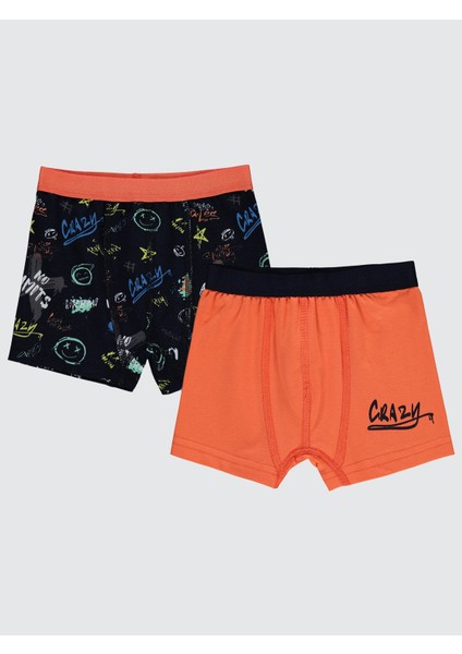 Erkek Çocuk 2'li Boxer Set 2-10 Yaş Standart