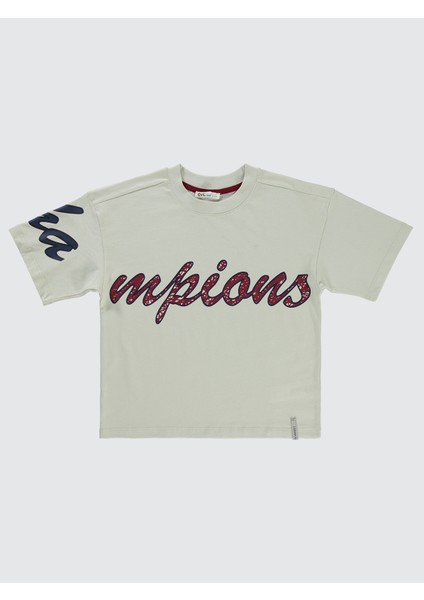 Erkek Çocuk Tişört 10-13 Yaş Bordo-Beyaz modelleri