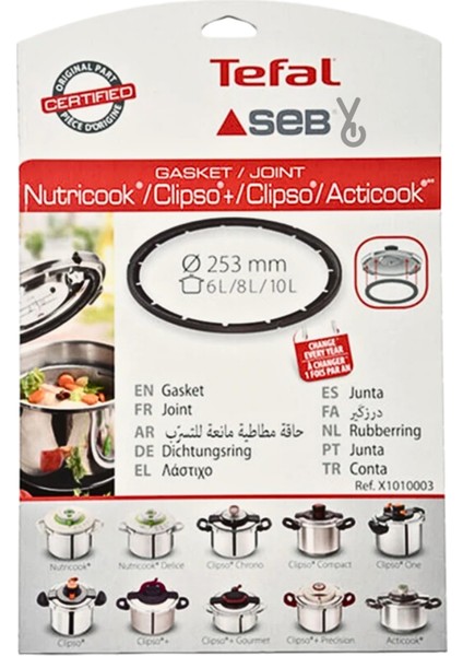 Tefal Nutricook Acticook Clipso Düdüklü Tencere 6-