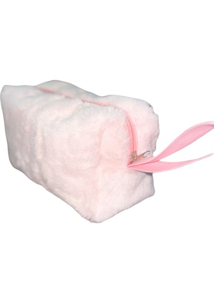 Chicclutch Günlük Makyaj Çantası - Şık ve Kompakt TASARIM-16X10X6,50 cm Puluş Pembe