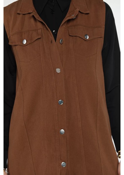 Tesettür Gabardin Yelek Pantolon Ikili Takım P-00016685