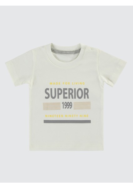 Erkek Bebek 3'lü Şortlu Takım 6-18 Ay Gri modelleri