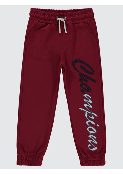 Erkek Çocuk Eşofman Altı 6-9 Yaş Bordo