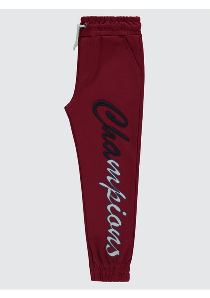 Erkek Çocuk Eşofman Altı 6-9 Yaş Bordo modelleri